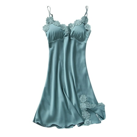 Pajamas For Women Sweet Solid Color Imitation Silk Bud Silk Belt Pad Gathered Suspender Nightdress
Pajamas For Women Sweet Solid Color Imitation Silk Bud Silk Belt Pad Gathered Suspender Nightdress