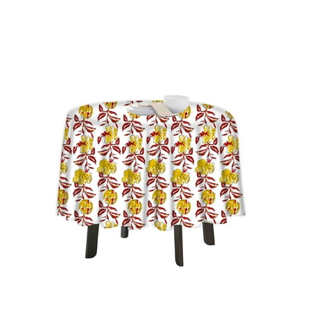 eloria Floral Printed Round Table Cloth Resistant Washable Decorative Table Cover for Dining Table
eloria Floral Printed Round Table Cloth Resistant Washable Decorative Table Cover for Dining Table