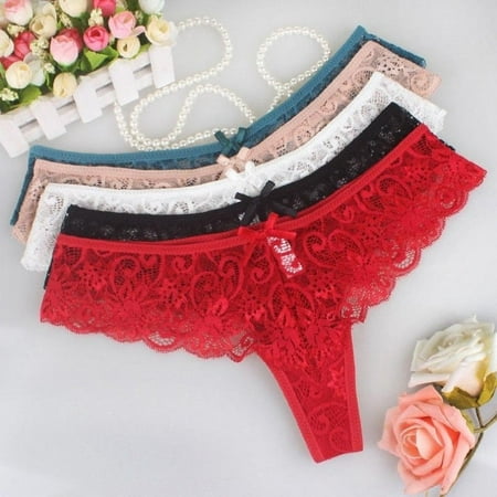 Women Ladies Lace G-string Briefs Panties Thongs Lingerie Underwear Knickers
Women Ladies Lace G-string Briefs Panties Thongs Lingerie Underwear Knickers