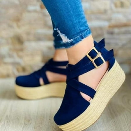 〖Yilirongyumm〗 Blue 37 Sandals Women Hollow Heel Casual Women s Color Buckle Sandals Slope Side Fashion Solid Women s Sandals
〖Yilirongyumm〗 Blue 37 Sandals Women Hollow Heel Casual Women s Color Buckle Sandals Slope Side Fashion Solid Women s Sandals