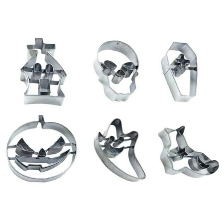 VERMON 6Pcs/Set Halloween Cookie Cutter Stainless Steel Easy Release Press DIY Pumpkin Ghost Skull Biscuit Maker Mold Kit Kitchen Baking Tools
VERMON 6Pcs/Set Halloween Cookie Cutter Stainless Steel Easy Release Press DIY Pumpkin Ghost Skull Biscuit Maker Mold Kit Kitchen Baking Tools