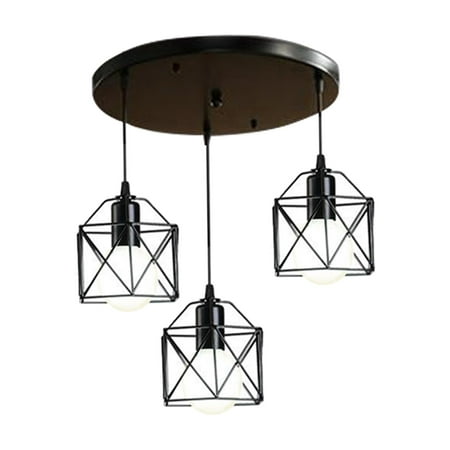 Industrial Metal Pendant Light Rustic Chandelier Vintage Hanging Geometric Cage Ceiling Light Fixture for Kitchen Island Dining Room Entryway Hallway
Industrial Metal Pendant Light Rustic Chandelier Vintage Hanging Geometric Cage Ceiling Light Fixture for Kitchen Island Dining Room Entryway Hallway
