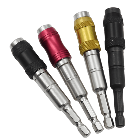 1/4 magnetic screwdriver tip rotatable screwdriver tip holder Extender bends 20° for corners or tight places (black and red silver and black 3-piece set)
1/4 magnetic screwdriver tip rotatable screwdriver tip holder Extender bends 20° for corners or tight places (black and red silver and black 3-piece set)