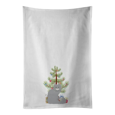Norwegian Forest Cat Merry Christmas White Kitchen Towel Set of 2 19 in x 28 in
Norwegian Forest Cat Merry Christmas White Kitchen Towel Set of 2 19 in x 28 in