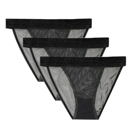 Pxiakgy intimates for women Cool Solid Mesh Color Women s 3PC Underwear Comfortable Briefs Black + M
Pxiakgy intimates for women Cool Solid Mesh Color Women s 3PC Underwear Comfortable Briefs Black + M
