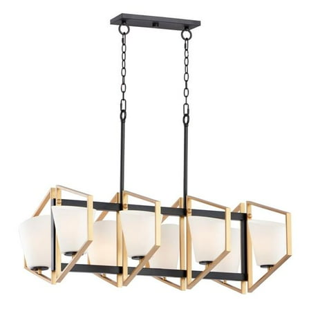Maxim 26358SWGLDBK 40 in. Oblique 8 Light Gold & Black Linear Pendant Ceiling Light
Maxim 26358SWGLDBK 40 in. Oblique 8 Light Gold & Black Linear Pendant Ceiling Light