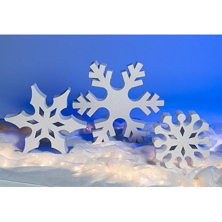 2 ft. 3 ft. 4 ft.Standing Snowflakes