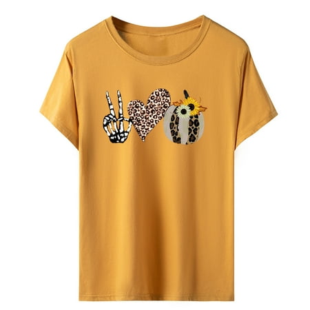 Womens Tops Corset Tops for Women Trendy Woman Crew Neck Short Sleeve T-Shirt Summer Print Loose Fit Blouse Tops White Long Sleeve Shirts for Women Clearance 2022 Valentine Shirts for Women
Womens Tops Corset Tops for Women Trendy Woman Crew Neck Short Sleeve T-Shirt Summer Print Loose Fit Blouse Tops White Long Sleeve Shirts for Women Clearance 2022 Valentine Shirts for Women