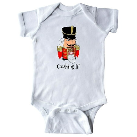 Inktastic Crushing It! Nutcracker Gift Baby Boy or Baby Girl Bodysuit