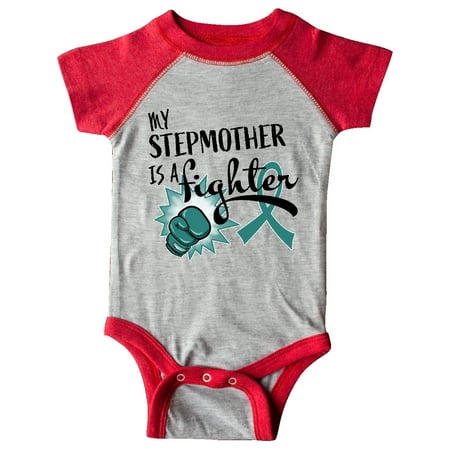 Inktastic Ovarian Cancer Awareness My Stepmother is a Fighter Gift Baby Boy or Baby Girl Bodysuit
Inktastic Ovarian Cancer Awareness My Stepmother is a Fighter Gift Baby Boy or Baby Girl Bodysuit