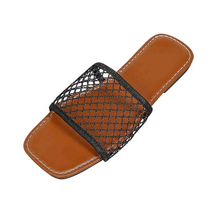 Square Open Toe Slippers for Women Holloe Out Slip on Sandals Dressy Summer Flat Sandals Comfort Beach Shoes
Square Open Toe Slippers for Women Holloe Out Slip on Sandals Dressy Summer Flat Sandals Comfort Beach Shoes