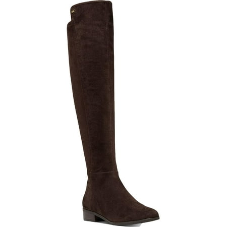 MICHAEL Michael Kors Womens Bromley Faux Suede Pull-On Over-The-Knee Boots