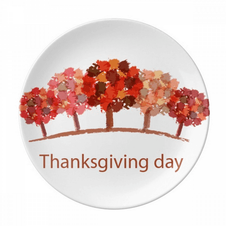 Thanksgiving Day Red Tree Watercolor Pattern Plate Decorative Porcelain Salver Tableware Dinner Dish
Thanksgiving Day Red Tree Watercolor Pattern Plate Decorative Porcelain Salver Tableware Dinner Dish