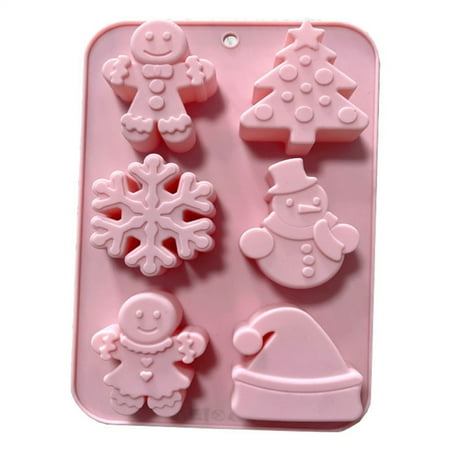 Christmas Series Silicone Molds with 6 Hole Snowman Socks Snowflake Santa Claus DIY Cake Baking Decoration Tool
Christmas Series Silicone Molds with 6 Hole Snowman Socks Snowflake Santa Claus DIY Cake Baking Decoration Tool