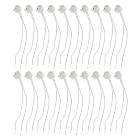 20pcs Ceramic Lamp Socket Lamp Bulb Connector Base Lamp Socket Adapter with Wire
20pcs Ceramic Lamp Socket Lamp Bulb Connector Base Lamp Socket Adapter with Wire