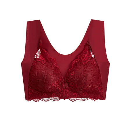 KBKYBUYZ Ladies Fashion Charming Comfortable Breathable No Steel Ring Sexy Lace Front Buckle Bra Woman Underwear
KBKYBUYZ Ladies Fashion Charming Comfortable Breathable No Steel Ring Sexy Lace Front Buckle Bra Woman Underwear