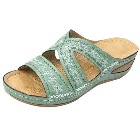 Youmylove Women Sandals Low Roman Wedge Fashion Elastic Strap Fish Mouth Breathable Shoes Thick Soled Wedges Casual Sandals Bohemian Comfortable Stylish Shoes Ladies Footwear
Youmylove Women Sandals Low Roman Wedge Fashion Elastic Strap Fish Mouth Breathable Shoes Thick Soled Wedges Casual Sandals Bohemian Comfortable Stylish Shoes Ladies Footwear