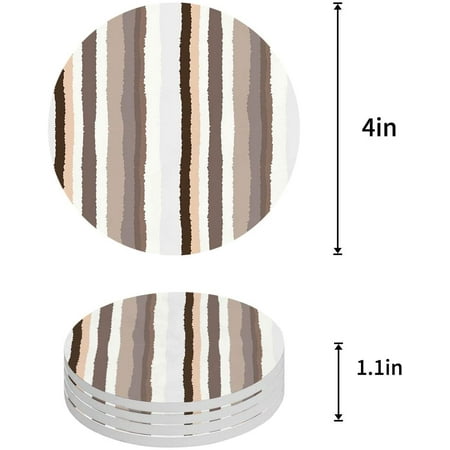 ZHANZZK Stripe Set of 4 Round Coaster for Drinks Absorbent Ceramic Stone Coasters Cup Mat with Cork Base for Home Kitchen Room Coffee Table Bar Decor
ZHANZZK Stripe Set of 4 Round Coaster for Drinks Absorbent Ceramic Stone Coasters Cup Mat with Cork Base for Home Kitchen Room Coffee Table Bar Decor