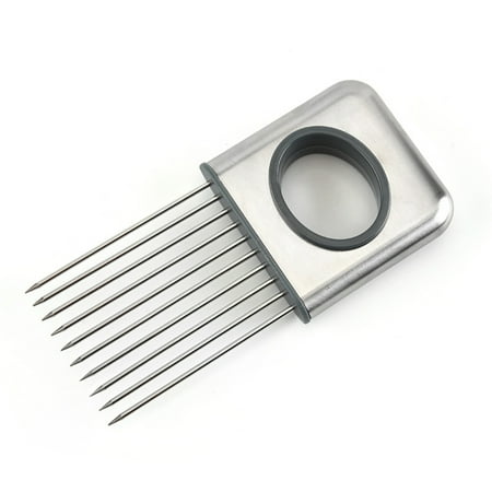 Food Slice Assistant Stainless Steel Onion Fork Holder Kitchen Vegetable Slicing Auxiliary Tool Onion Holder Cutter
Food Slice Assistant Stainless Steel Onion Fork Holder Kitchen Vegetable Slicing Auxiliary Tool Onion Holder Cutter