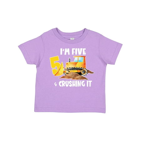 Inktastic I m 5 and Crushing It Construction 5th Birthday Gift Toddler Boy or Toddler Girl T-Shirt
Inktastic I m 5 and Crushing It Construction 5th Birthday Gift Toddler Boy or Toddler Girl T-Shirt