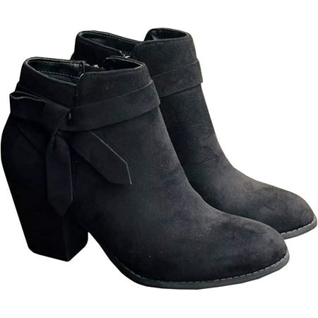 Yazi Women s Tie Knot Chelsea Pump Ankle Boots Closed Toe Stacked Heel Booties Shoes
Yazi Women s Tie Knot Chelsea Pump Ankle Boots Closed Toe Stacked Heel Booties Shoes