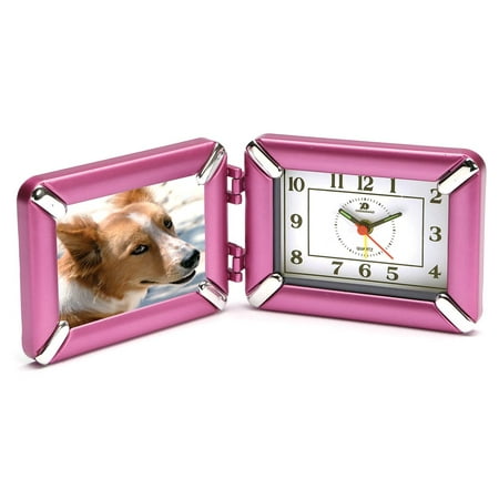 Pink Photo Frame Alarm Clock