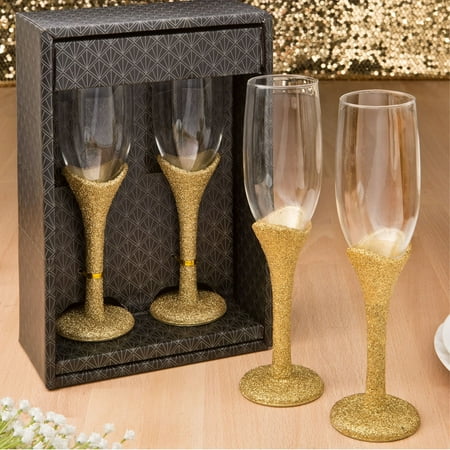Golden elegance collection set of 2 toasting glasses
Golden elegance collection set of 2 toasting glasses