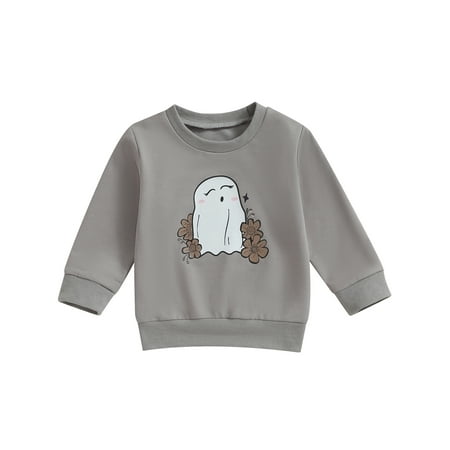 Wallarenear Baby Girl Boy Halloween Sweatshirt Ghost Print Fall Winter Warm Pullover Tops
Wallarenear Baby Girl Boy Halloween Sweatshirt Ghost Print Fall Winter Warm Pullover Tops
