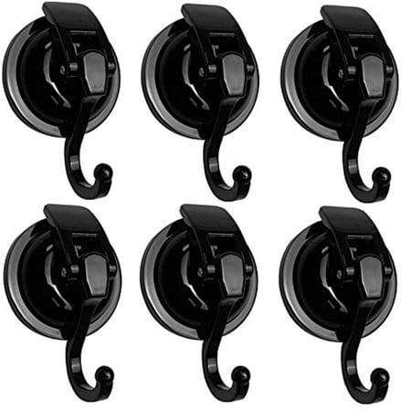 Heavy Duty Shower Suction Cup Hooks Black Suction Cup Hooks for Bathroom and Toilet Removable Vacuum Suction Hooks Without Drilling 6 Packs
Heavy Duty Shower Suction Cup Hooks Black Suction Cup Hooks for Bathroom and Toilet Removable Vacuum Suction Hooks Without Drilling 6 Packs
