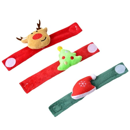 3pcs Kids Christmas Wrist Strap Lint Cartoon Wristband for Xmas Party Decoration (Hat Christmas Tree and Elk Pattern for Each 1p
3pcs Kids Christmas Wrist Strap Lint Cartoon Wristband for Xmas Party Decoration (Hat Christmas Tree and Elk Pattern for Each 1p