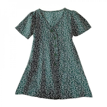 Moresave Baby Girls s Summer Dress Casual Sweet Floral Skirt Knee-Length Dresses Green Ruched Dot Children Clothing Girl 120
Moresave Baby Girls s Summer Dress Casual Sweet Floral Skirt Knee-Length Dresses Green Ruched Dot Children Clothing Girl 120