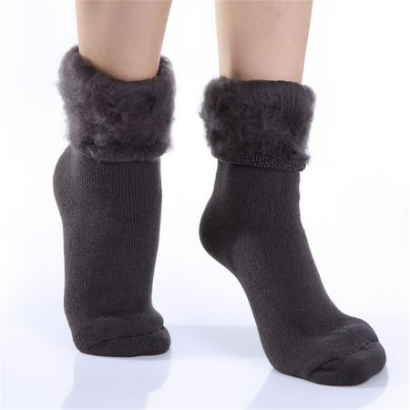 Unisex Winter Stocking Mens Womens Warm Thermal Socks Snow Boots Extra Thick Fleece Brushed DARK GRAY
Unisex Winter Stocking Mens Womens Warm Thermal Socks Snow Boots Extra Thick Fleece Brushed DARK GRAY