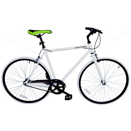 Royal London Fixie Fixed Gear Single Speed Bike - White/Black