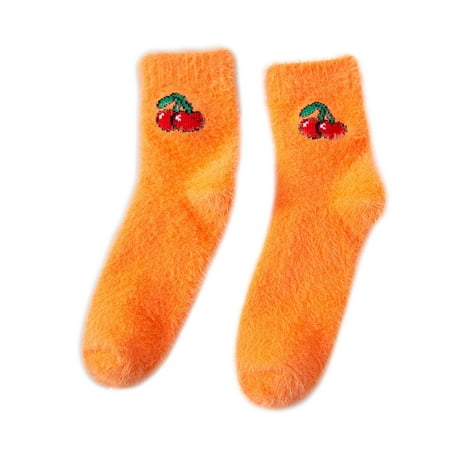 Imitate Mink Velvet Socks Cute Fruit Socks Thicken Warm Women Socks Sleep Socks Girls Home Floor Bedroom Sox Orange
Imitate Mink Velvet Socks Cute Fruit Socks Thicken Warm Women Socks Sleep Socks Girls Home Floor Bedroom Sox Orange