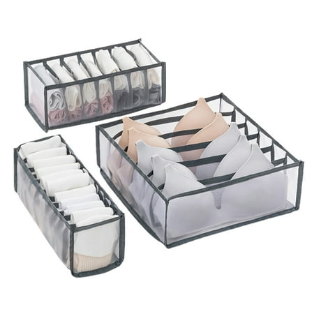 ActFu 1 Set Multi-grids Collapsible Underwear Organizer Non Woven Fabric Bra Socks Underwear Holder for Bedroom
ActFu 1 Set Multi-grids Collapsible Underwear Organizer Non Woven Fabric Bra Socks Underwear Holder for Bedroom
