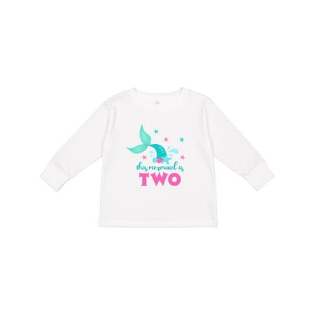 Inktastic Mermaid Tail 2nd Birthday Gift Toddler Toddler Girl Long Sleeve T-Shirt
Inktastic Mermaid Tail 2nd Birthday Gift Toddler Toddler Girl Long Sleeve T-Shirt