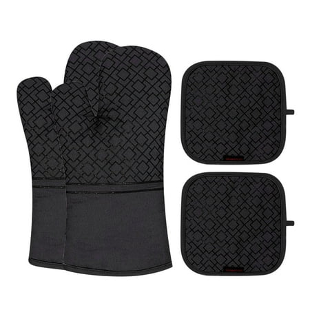 Chueow Kitchen Cooking Microwave Oven Gloves Glove Pot Pad Four-piece Heat Protection Microwave Oven Supplies Kitchen Supplies
Chueow Kitchen Cooking Microwave Oven Gloves Glove Pot Pad Four-piece Heat Protection Microwave Oven Supplies Kitchen Supplies