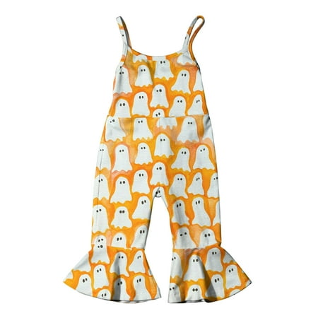 Honeeladyy Sales Toddler Kids Boys Girls Halloween Fashion Cute Funny Cat Spider Print Flared Pants Romper Jumpsuit
Honeeladyy Sales Toddler Kids Boys Girls Halloween Fashion Cute Funny Cat Spider Print Flared Pants Romper Jumpsuit