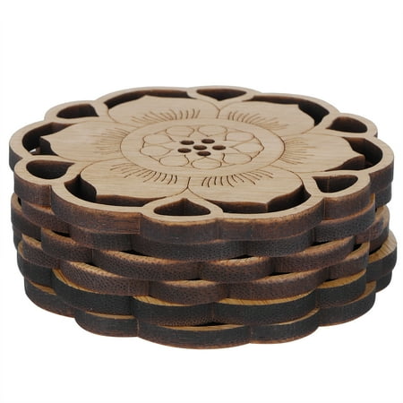 6Pcs/Set Teacup Mat Bamboo Coaster Heat Insulated Cup Pad Drinkware Tabletop AccessoryFlower Bud Type
6Pcs/Set Teacup Mat Bamboo Coaster Heat Insulated Cup Pad Drinkware Tabletop AccessoryFlower Bud Type