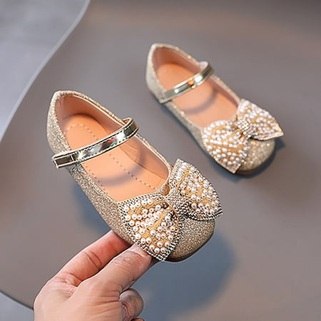 HAXMNOU Girls Kids Princess Shoes Star Sequin Pearl Rhinestone Bow Sandals Dancing Shoes Child Pearl Bling Shoes Single Kids Shoes Gold
HAXMNOU Girls Kids Princess Shoes Star Sequin Pearl Rhinestone Bow Sandals Dancing Shoes Child Pearl Bling Shoes Single Kids Shoes Gold