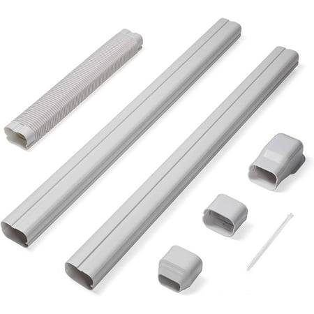 TURBRO 4 W × 7.5 L Decorative PVC Line Cover Kit for Mini Split and Central Air Conditioners AC Heat Pumps Systems
TURBRO 4 W × 7.5 L Decorative PVC Line Cover Kit for Mini Split and Central Air Conditioners AC Heat Pumps Systems