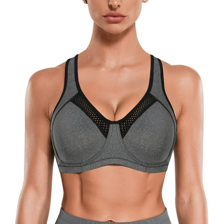 Junlan Women High Impact Support Sports Bra Wireless Racerback Workout Running Fitness Gym Clothes Adjustable Straps
Junlan Women High Impact Support Sports Bra Wireless Racerback Workout Running Fitness Gym Clothes Adjustable Straps