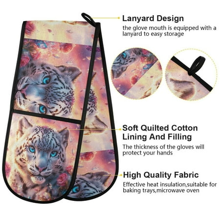 BZSMCE Oven Mitts Fantasy Leopard Sunset Creative Pattern Resistant Kitchen Gloves
BZSMCE Oven Mitts Fantasy Leopard Sunset Creative Pattern Resistant Kitchen Gloves