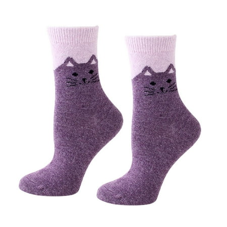 OOKWE Womens Adult Winter Faux Wool Blend Crew Socks Cute Cartoon for Cat Print Contrast Color Vintage Knit Thickened Thermal Warm Mid Tube Hosiery
OOKWE Womens Adult Winter Faux Wool Blend Crew Socks Cute Cartoon for Cat Print Contrast Color Vintage Knit Thickened Thermal Warm Mid Tube Hosiery