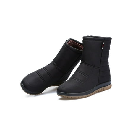 Tenmix Womens Non Slip Snow Boots Walking Resistant Side Zip Work Breathable Mid Calf Boot Black 5.5
Tenmix Womens Non Slip Snow Boots Walking Resistant Side Zip Work Breathable Mid Calf Boot Black 5.5