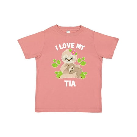 Inktastic Cute Sloth I Love My Tia with Green Leaves Gift Toddler Boy or Toddler Girl T-Shirt
Inktastic Cute Sloth I Love My Tia with Green Leaves Gift Toddler Boy or Toddler Girl T-Shirt
