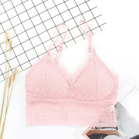 Gubotare Womens Plus Size Clearance Lace Bralettes For Women Bralette Lace Bandeau Bra With Removable Pads Bra Pink One Size
Gubotare Womens Plus Size Clearance Lace Bralettes For Women Bralette Lace Bandeau Bra With Removable Pads Bra Pink One Size