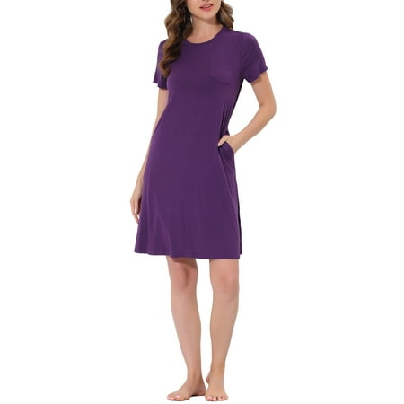 Unique Bargains Women s Pajama Dress Sleepwear with Pockets Nightshirt Lounge Nightgown
Unique Bargains Women s Pajama Dress Sleepwear with Pockets Nightshirt Lounge Nightgown