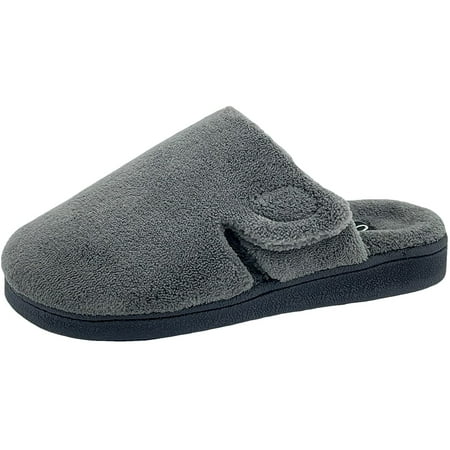 Clarks Womens Open Back Soft Terry Slide Slipper JMS0782T - Adjustable Closure - Indoor Outdoor House Slippers For Women 6 M US DK Grey
Clarks Womens Open Back Soft Terry Slide Slipper JMS0782T - Adjustable Closure - Indoor Outdoor House Slippers For Women 6 M US DK Grey