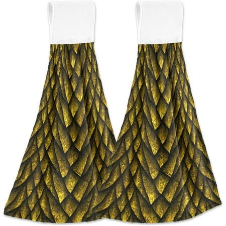 Bestwell Hanging Kitchen Towel 12 x 17 Golden Scales Towel Set 2 Pieces of Dry Towels for Kitchen Bathroom Laundry Room Table
Bestwell Hanging Kitchen Towel 12 x 17 Golden Scales Towel Set 2 Pieces of Dry Towels for Kitchen Bathroom Laundry Room Table